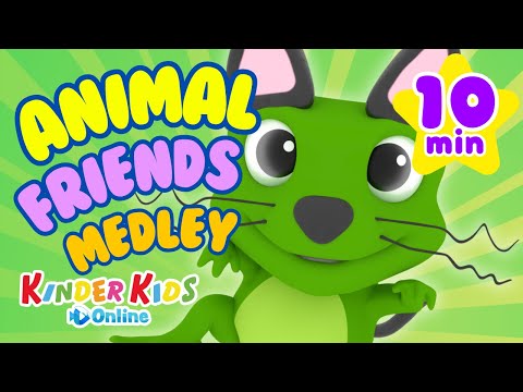 Animal Friends Medley | Nursery Rhymes | Kinder Kids