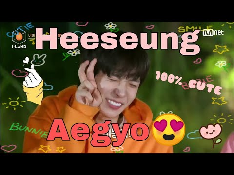 HEESEUNG DOING AEGYO 😍