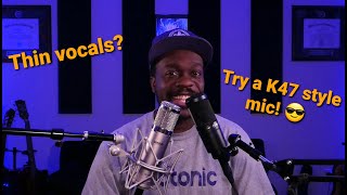 Video thumbnail for Warm Audio WA47jr vs Audio Technica AT2020 - Vocals Too Thin? Try This! by Subtonic24