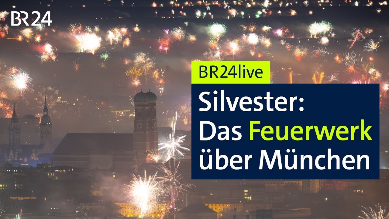 Die Silvesternacht 2026 live: Blick auf das Feuerwerk über München | BR24live