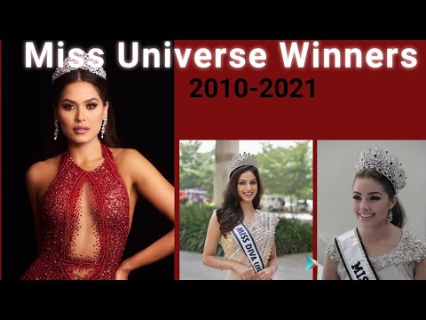 Miss Universe winners 2010-2021