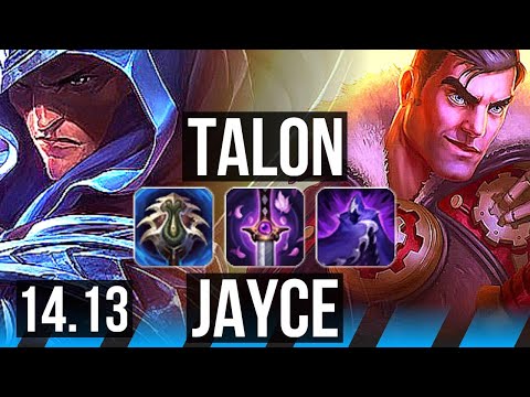 TALON vs JAYCE (MID) | 8k comeback, 45k DMG, 900+ games, Godlike | BR Grandmaster | 14.13