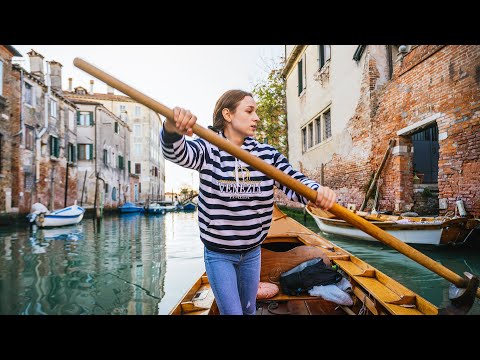 INTENTÉ SER GONDOLERA EN VENECIA