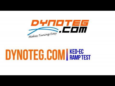 Dynoteg KED-EC Kart Engine Dyno Ramp test