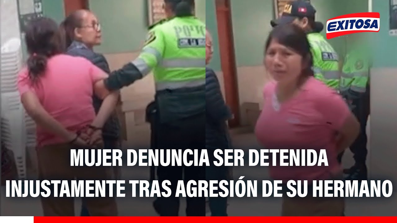 🔴🔵 SJL: Mujer fue detenida tras agresión de su hermano, quien está impedido de acercársele