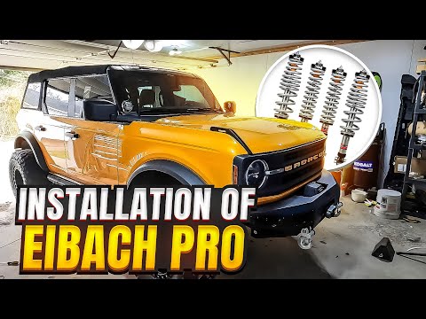 Eibach Coilover vs OEM Suspension Which is BEST for Ford Bronco?