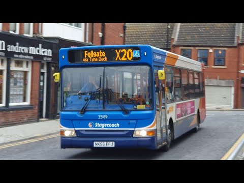 ALLISON DART: Route X20 | NK56FFJ/35189 - Stagecoach North East: Dennis Dart SLF/Alexander Pointer 2