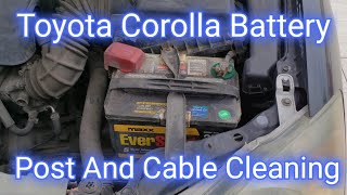 How To Clean Battery Posts And Cables On A Toyota Corolla