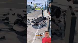 teste de impacto com carros #VolkswagenMultivan #tesla #lexus #Impacto #game #beamngdrive