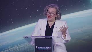 Jenna Ben-Yehuda opens day 2 of the the 10th Atlantic Council Global Energy Forum