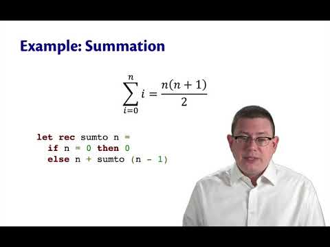 Example Proof: Summation | OCaml Programming | Chapter 6 Video 25