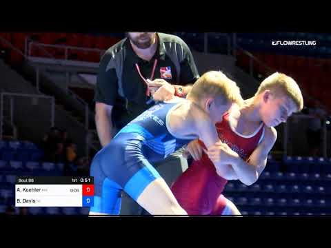 88 Lbs Final Alan Koehler Minnesota Vs Braeden Davis Michigan