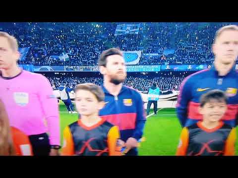 Napoli Barcellona 1 a 1 Inno Champions