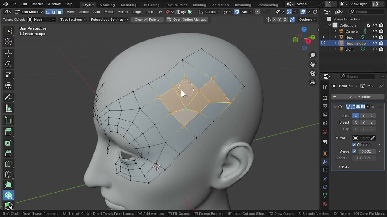 Quad Maker: Smooth Selected Only preview