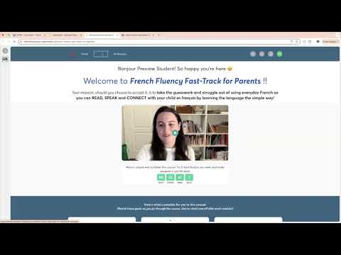 sneak peak into French Fast-Track for parents