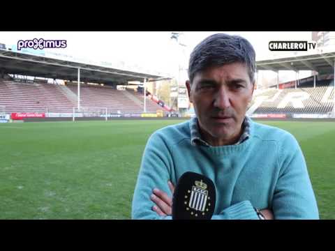 Felice Mazzu avant Eupen R.Charleroi S.C