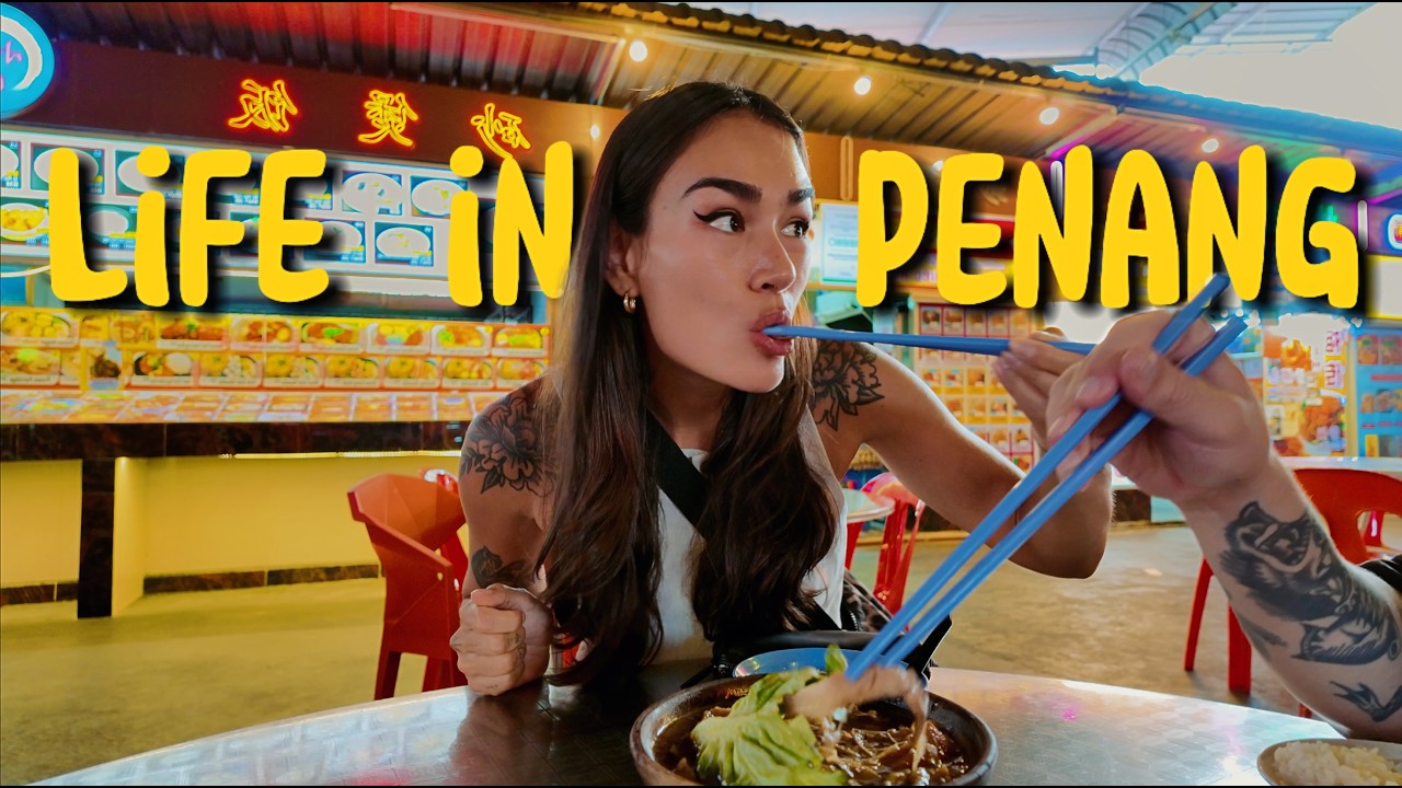 Exploring Penang Malaysia 🇲🇾 Street Food Heaven & Hidden Gems ! Travel Guide