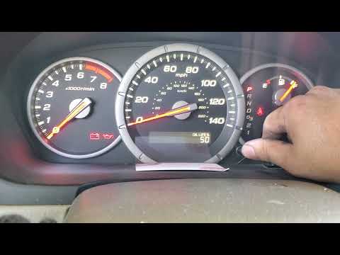 HONDA PILOT 2006 3.5 HOW TO RESET THE OIL