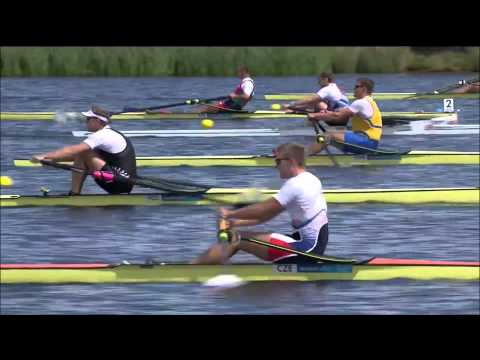 Men's Single Sculls Rowing Replay   London 2012 Olympics   Slow Mo Segments