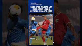 Skenario Timnas U17 Indonesia Lolos ke Piala Asia U17 2025, Harus Menang Hadapi Australia?