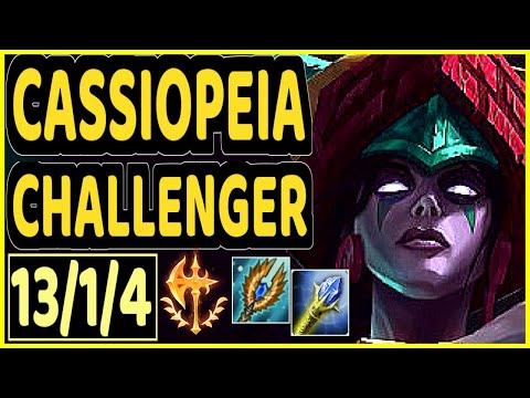 RUBY (CASSIOPEIA) - 13/1/4 KDA CHALLENGER GAMEPLAY - KR