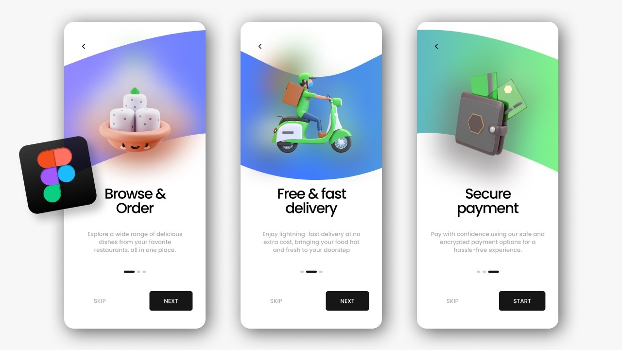 Figma Onboarding UI Design Tutorial | Step-by-Step Guide for Beginners