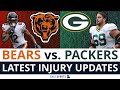 Velus Jones Jr CONCERNS Chicago Bears Vs Packers Injury News ESPN NFL Analyst RIPS Justin Fields