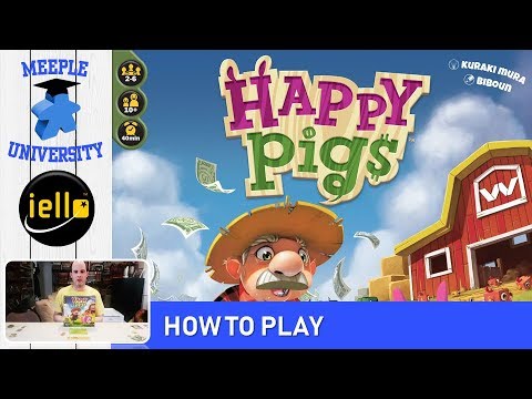 Happy Pigs Board Game - How to Play in under 10 Minutes