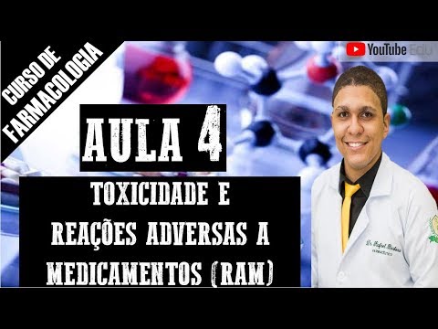 AULA 4: TOXICIDADE E REAÇÕES ADVERSAS A MEDICAMENTOS (RAM)- CURSO DE FARMACOLOGIA