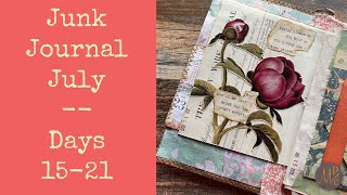 Junk Journal July - My 3rd week of prompts
