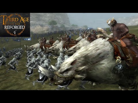 CLASH IN THE OLD MOUNTAIN PASS (Free For All) - Third Age: Total War (Reforged)