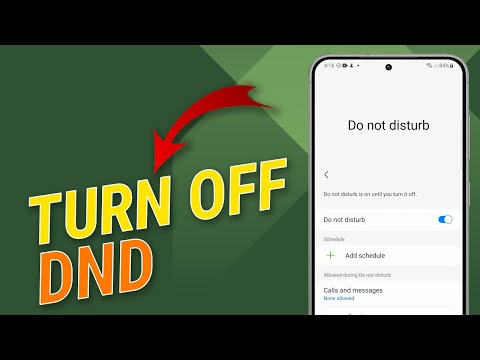 How To Turn Off Do Not Disturb On Samsung Galaxy
