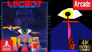 I Robot Arcade ( Atari 1983 ) 4k Gameplay