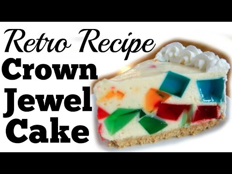 JELLO Crown JEWEL Cake | Broken Window Glass | RETRO RECIPE TEST