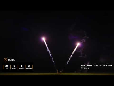 ZX8189 - 20m Comet tail silver tail