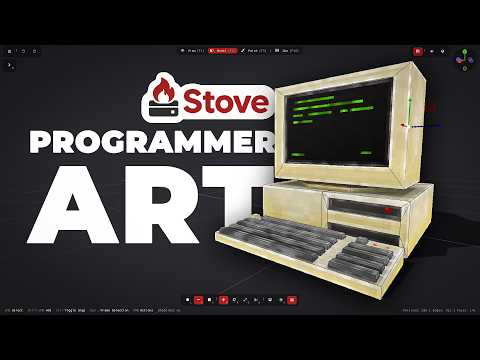 How FAST Can Programmers Make 3D ART? 🔥 | Stove 3D