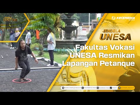 UNESA WINDOW: UNESA Vocational Faculty Inaugurates Petanque Field