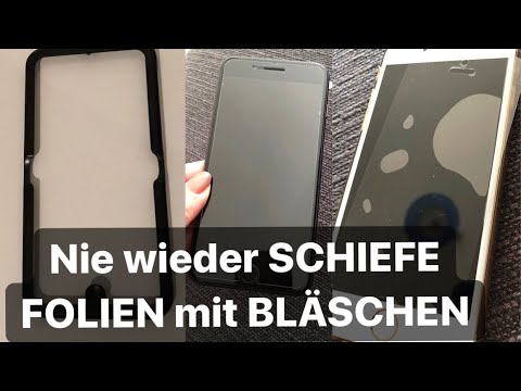 Panzerglasfolie/iPhone 8+ Schutzfolie perfekt anbringen NIE WIEDER BLÄSCHEN I Marina Si