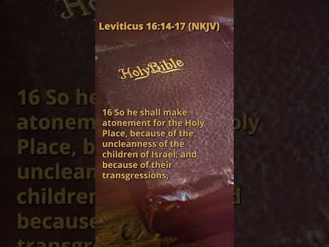 Leviticus 16:14-17 (NKJV)