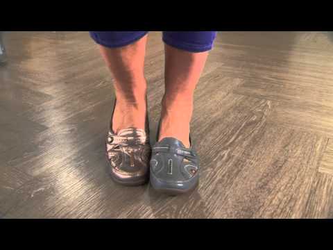 Earth Origins Leather Perforated Slip-ons - Sadie with Jacque Gonzales