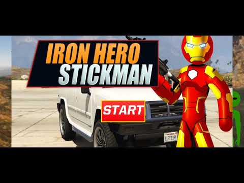 stickman iron man rope hero gangster crime gameplay