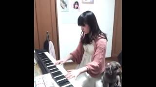 HKT48 Ueki Nao (Sakura, Minna de Tabeta Piano)