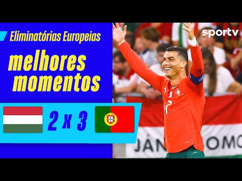 Gols e lances de Hungria x Portugal