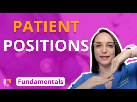 Patient Positions - Fundamentals of Nursing - Principles | 