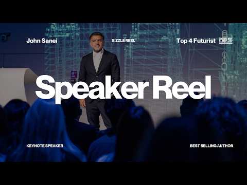 Speaker Reel / Sizzle Reel 2025 | John Sanei