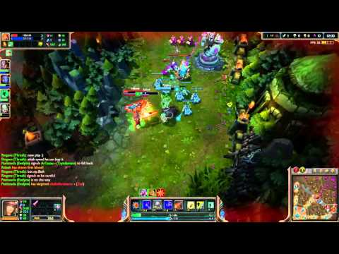 LoL - Stupid Jinx first blood XD