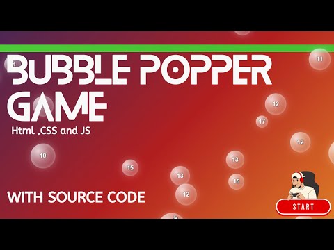 Coding A Satisfying Bubble Popper Game Htmlcssjs Tutorial