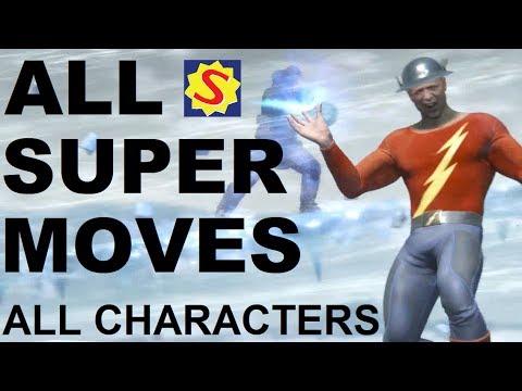 Injustice 2 - All Super Moves (Including All Character Skins)
