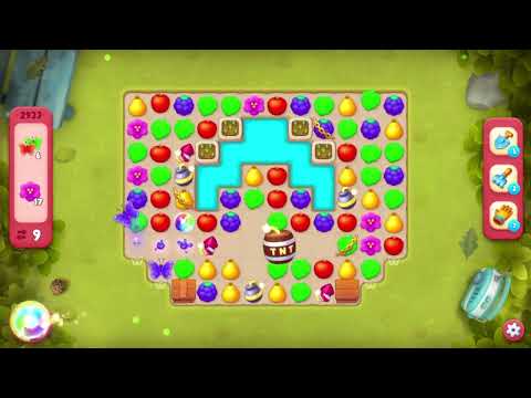 GardenScapes hard level 2933 16 moves no boosters