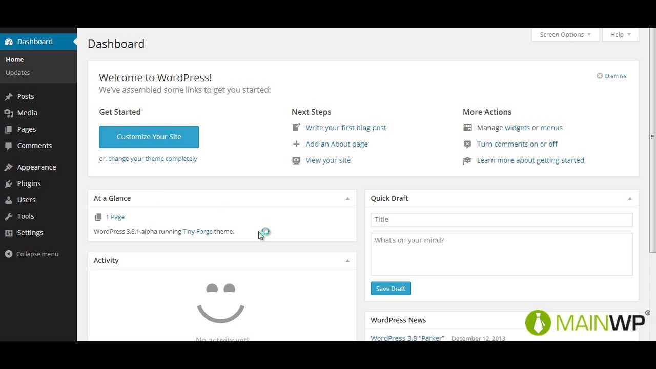 Setting Up MainWP Plugins
